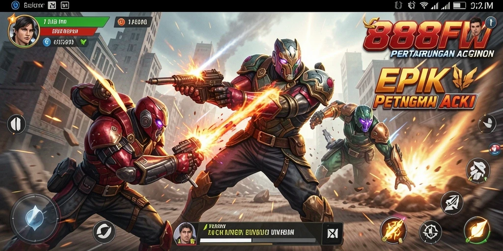 Tampilan seru dari gameplay 888FW yang penuh aksi.