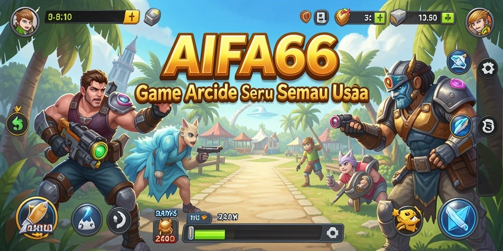 Screenshot utama AIFA66 menampilkan gameplay seru dan penuh aksi.
