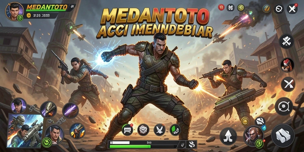 Tampilan gameplay seru MEDANTOTO dengan aksi mendebarkan.