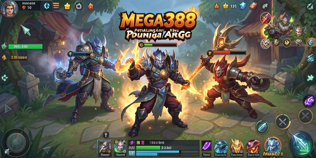 Gameplay seru MEGA388 dengan pertarungan yang dinamis dan menantang.