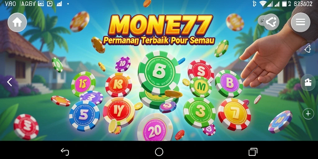 Tampilan gameplay dengan pemain yang bersemangat bermain Bingo.