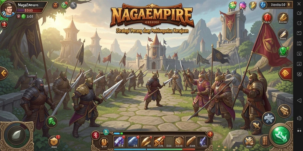 Gameplay SLG yang mendebarkan dan strategis di NAGAEMPIRE.