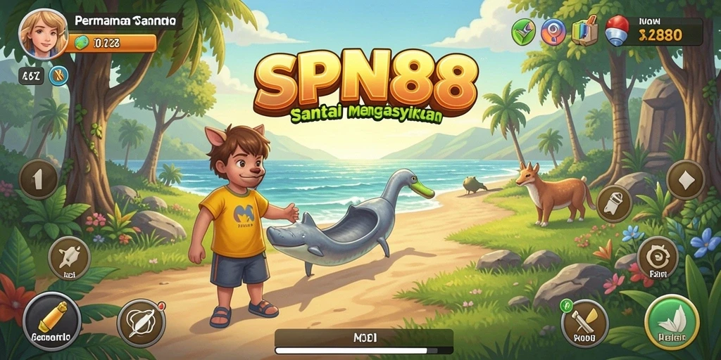 Tangkapan layar gameplay SPN88 yang menampilkan momen seru permainan.