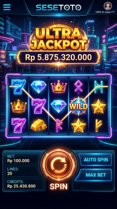 Tampilan utama aplikasi sesetoto yang menunjukkan berbagai pilihan aplikasi.